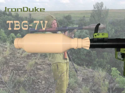 RPG-7 1:1 Scale TBG-7V Thermobaric Warhead
