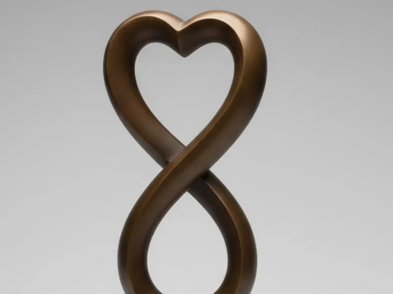 Escultura AMOR INFINITO- arte e decoração MW