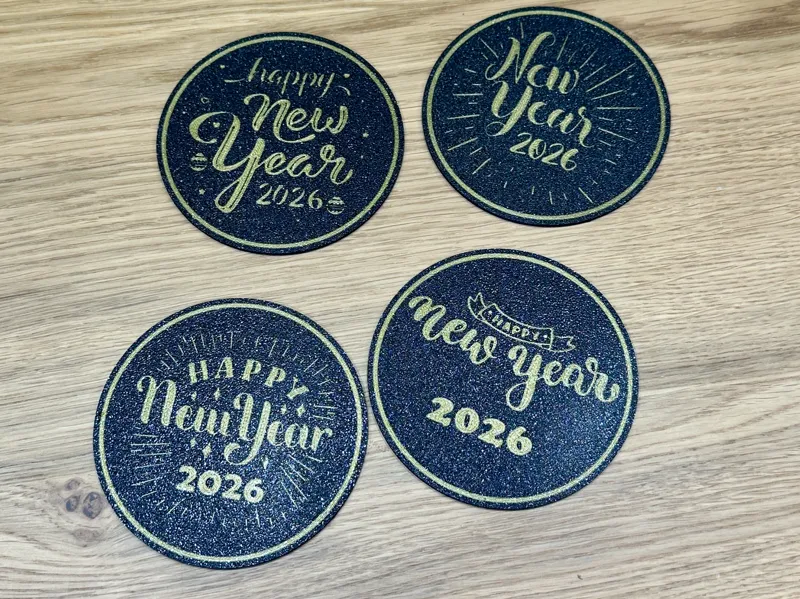 Happy New Year Coasters