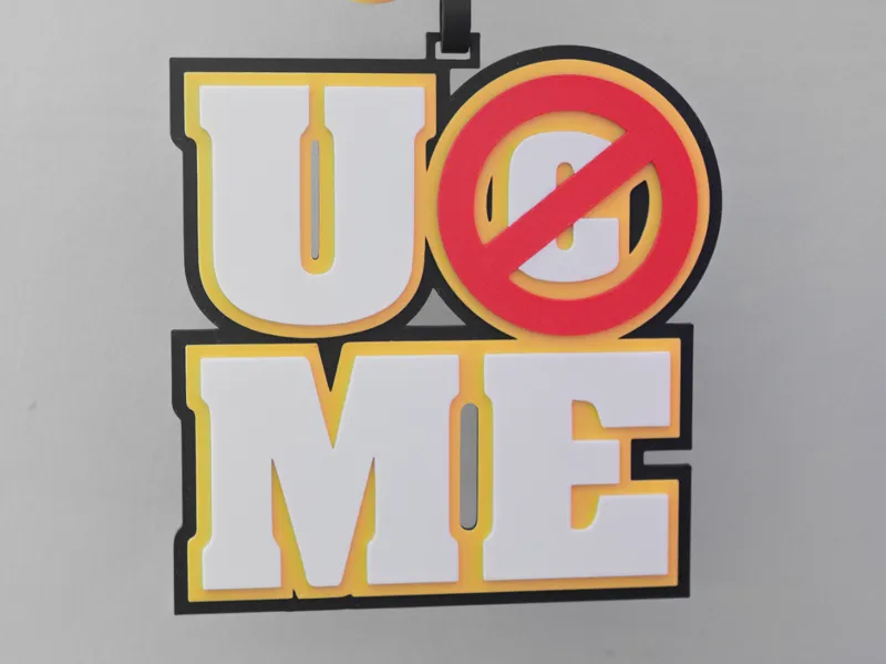 John Cena - You Can't See Me oversized pendant
