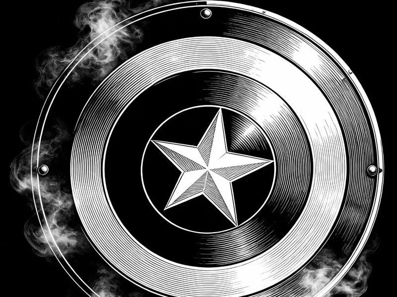 Captain America Shield HueForge – 150x150mm 