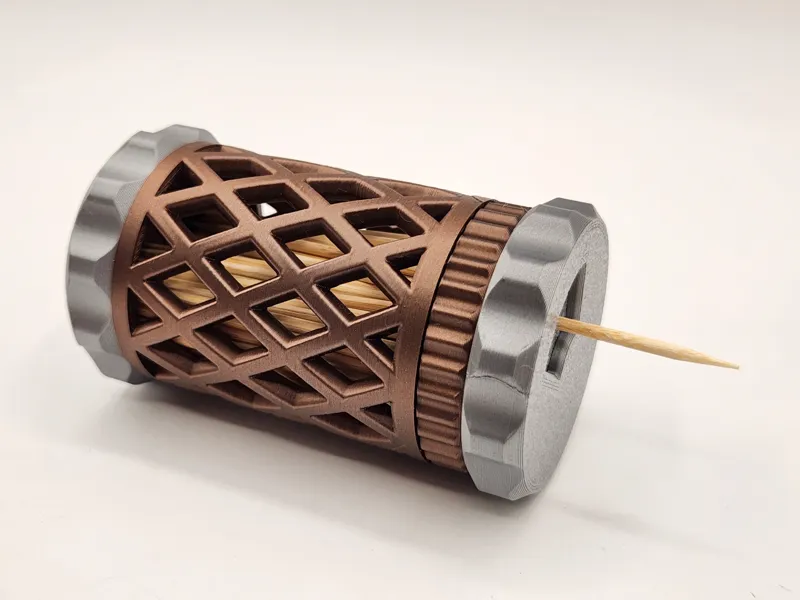 Modern Lattice Toothpick Dispenser