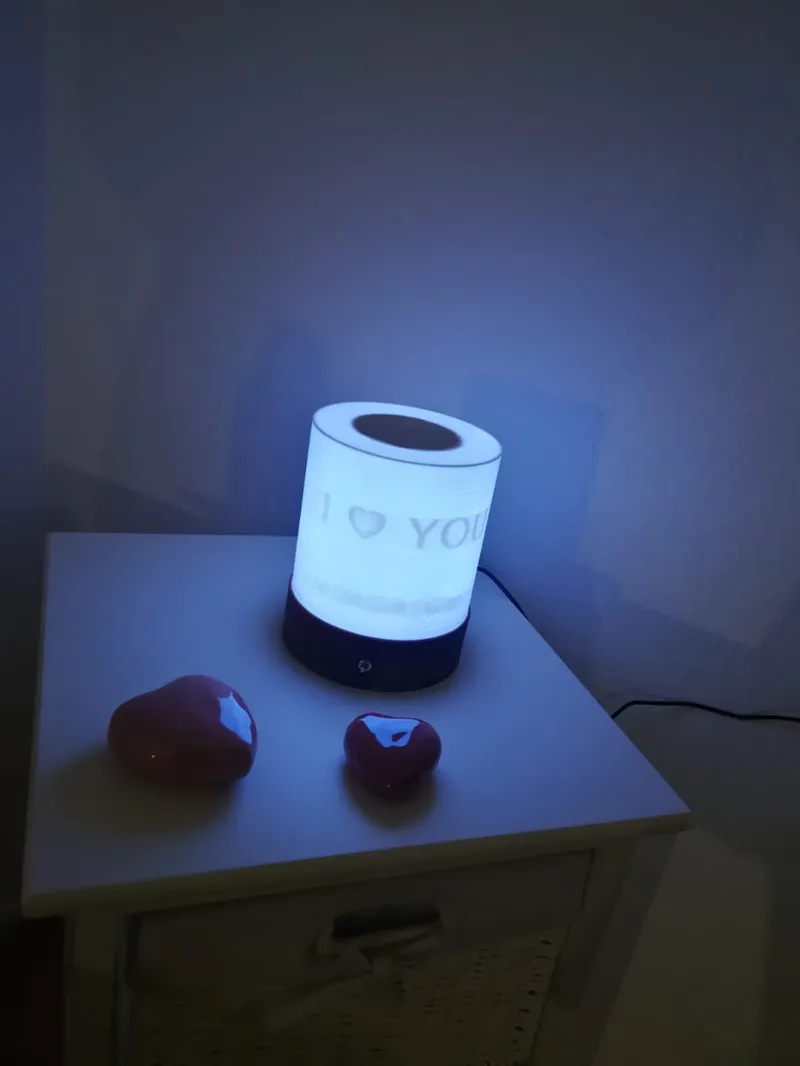 Interactive lamp-I LOVE YOU