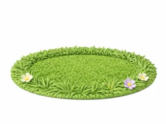 Osterkorb 3D Druck Set - Grass Basis