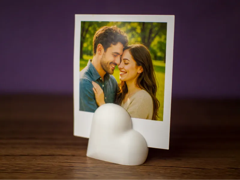 Clean Heart Photo Holder
