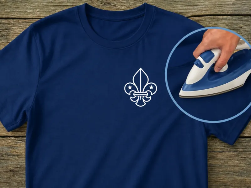 T-Shirt Scout con Giglio Bianco 