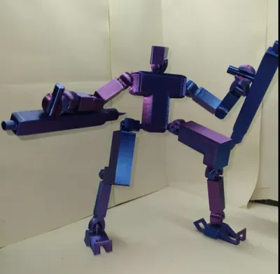 Low poly MECH V2 by I LOVE TOAST MakerWorld: Download Free 3D Models