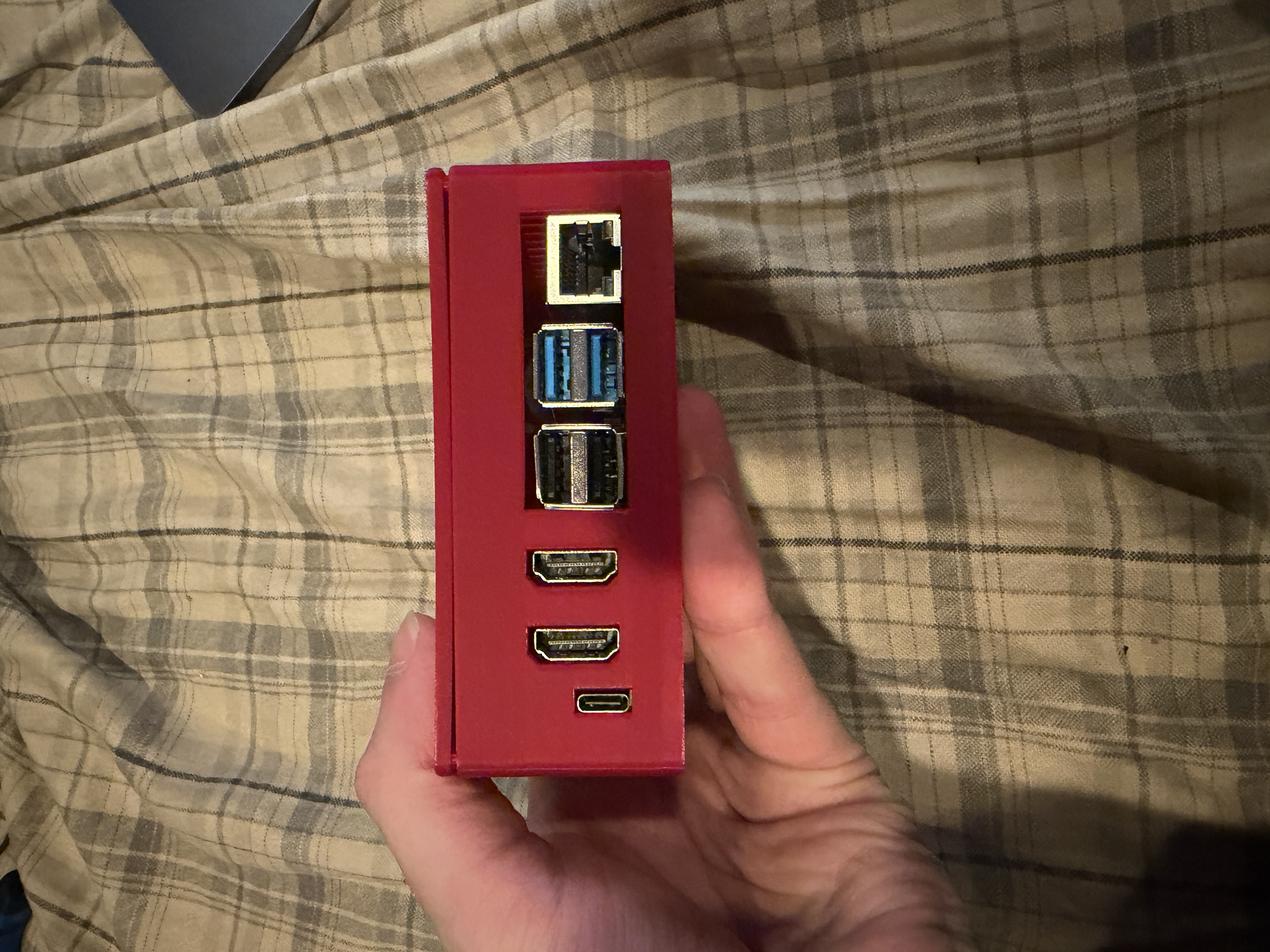 Miniatura 2 do modelo 3D Raspberry Pi 5 mini desktop case