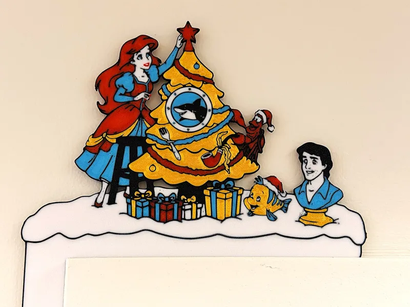 Little Mermaid-Inspired Christmas Corner