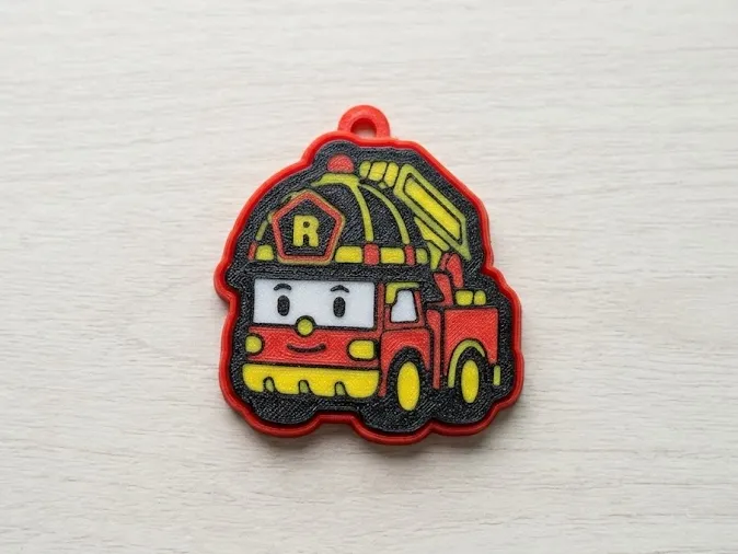 Robocar Poli - Roy Fire Truck Clicker Fidget Toy