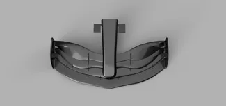 Formula One inspired ornamental front wing