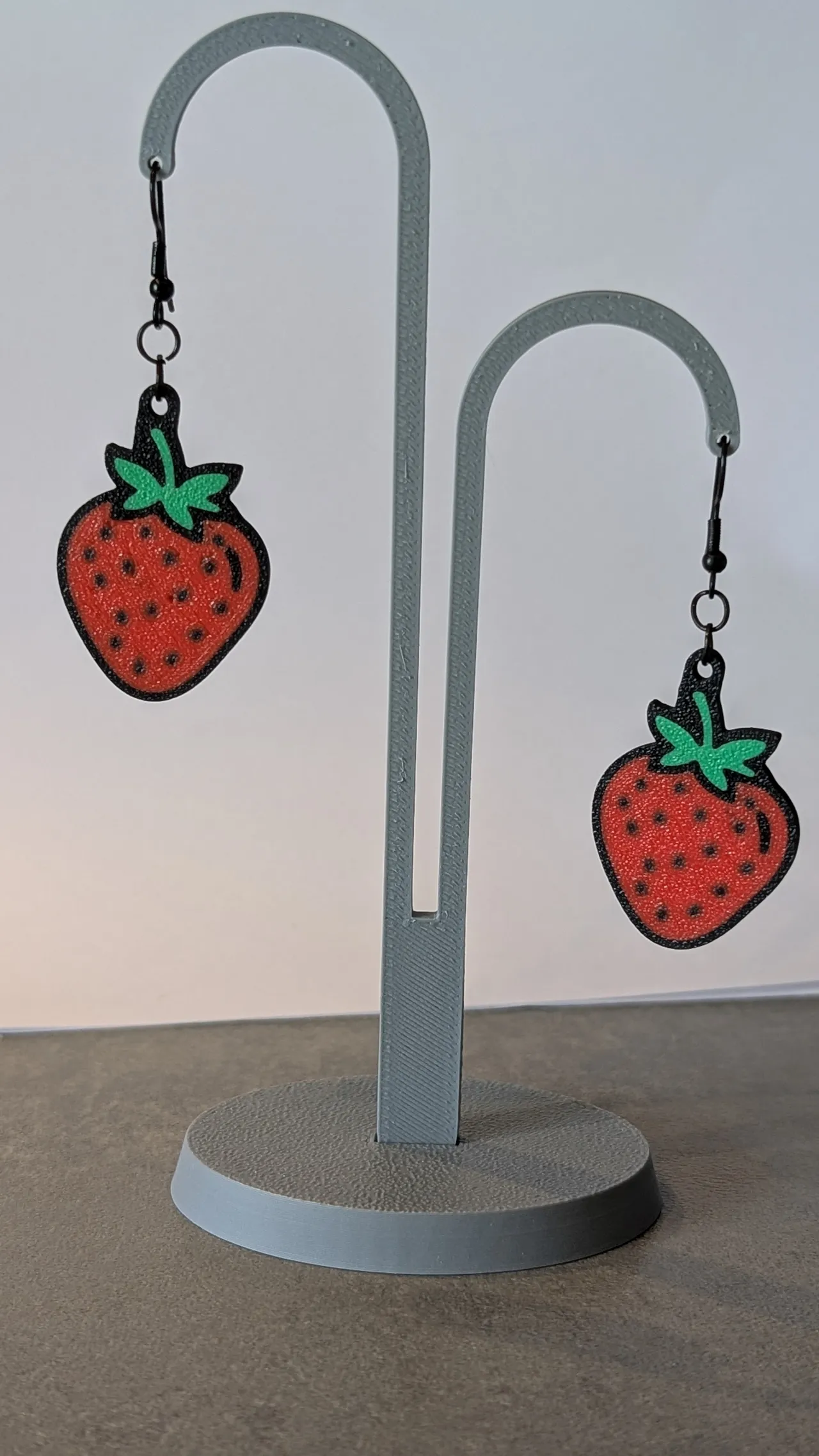 Fresh and Sweet Strawberry Earrings view 3
