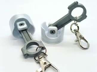 Piston and connecting rod