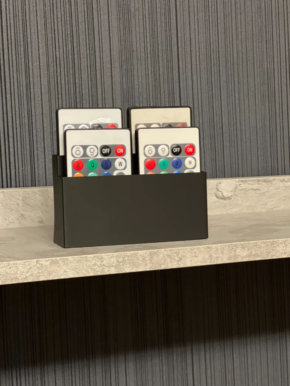 LED Remote Control Stand ( 1-6 Remotes ) - Free 3D Print Model - MakerWorld