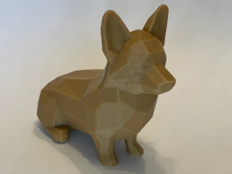 Low Poly Corgi Dog