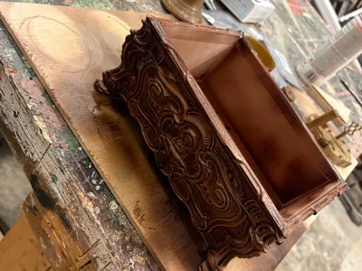 Ornate 17th-Century Trinket Box