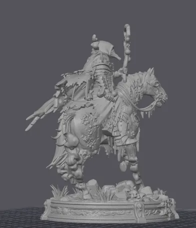 Pestilence Rider Apocalypse Rider Pestilence - Free 3D Print Model - MakerWorld
