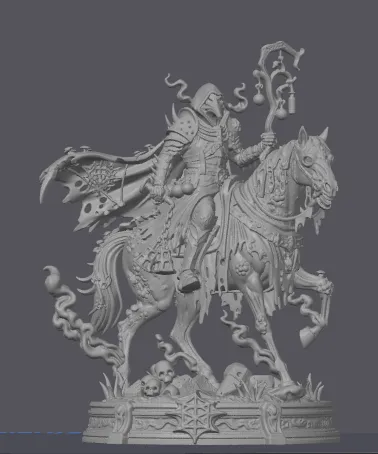 Pestilence Rider Apocalypse Rider Pestilence - Free 3D Print Model - MakerWorld