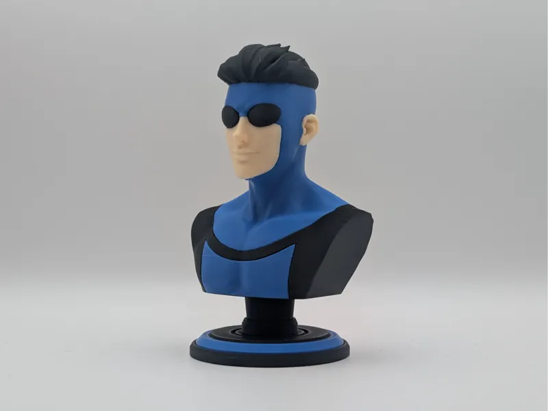 Invincible Blue Suit Bust