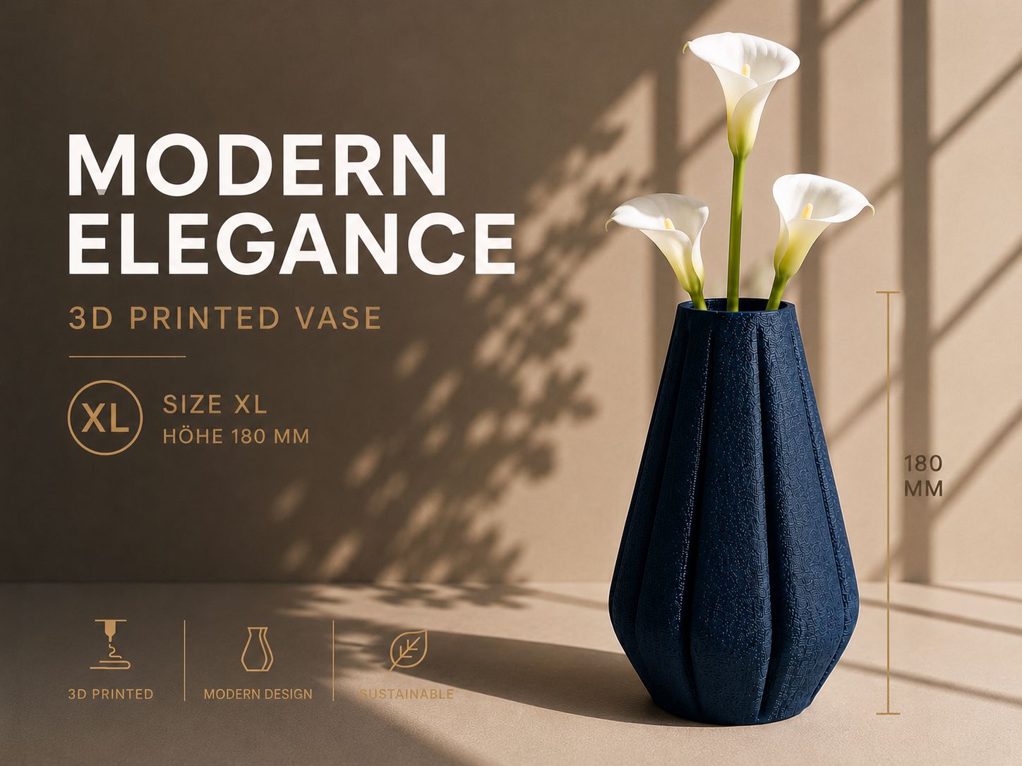 Miniatura 3 do modelo 3D Modern Elegance Vase