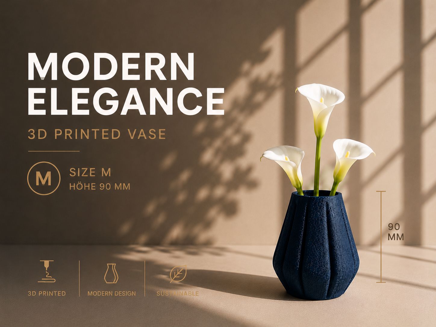 Miniatura 1 do modelo 3D Modern Elegance Vase