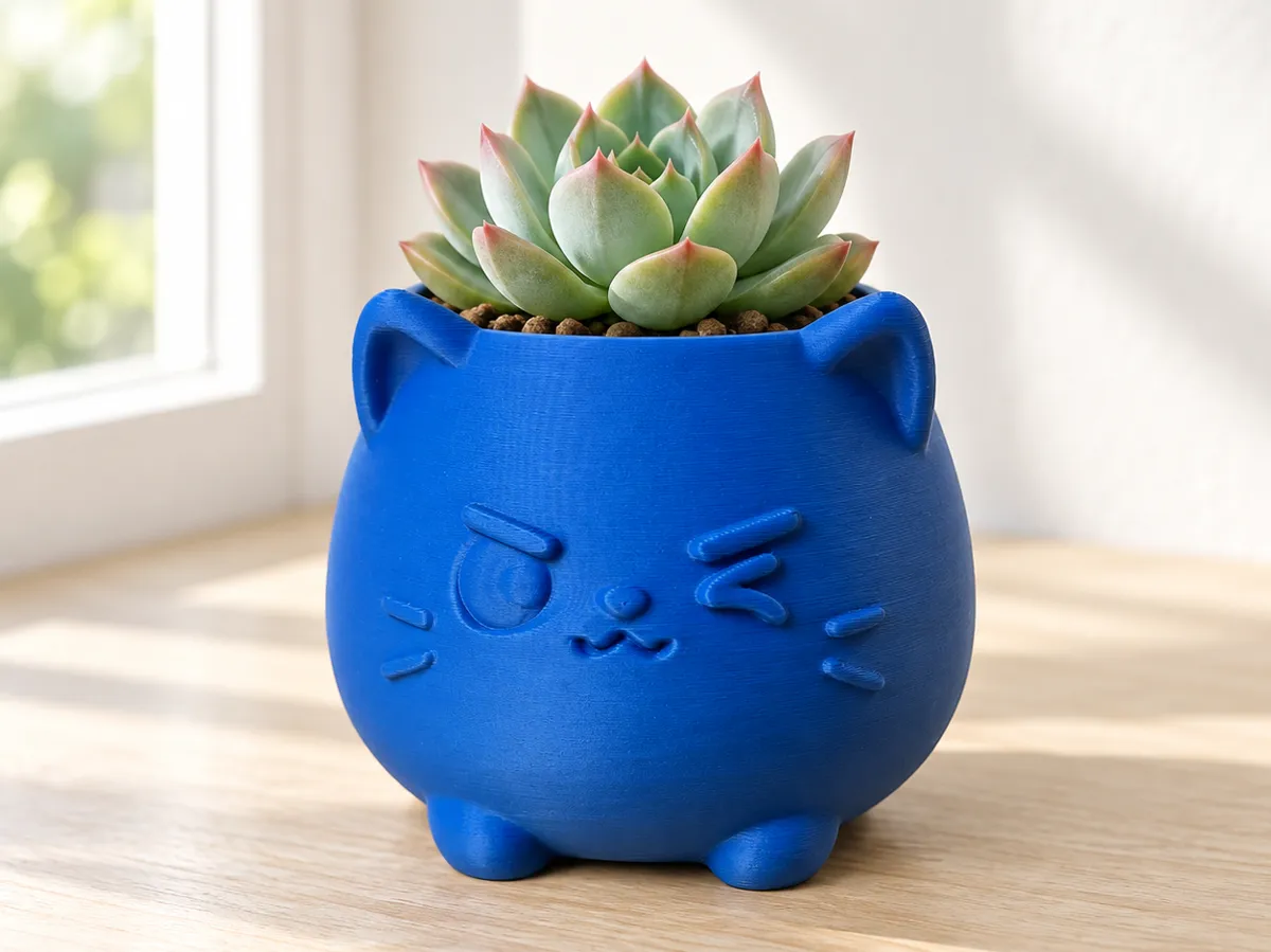 Expression Succulent Flower Pot - Free 3D Print Model - MakerWorld