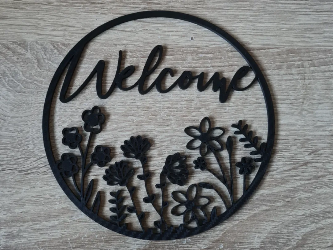 Panneau de bienvenue