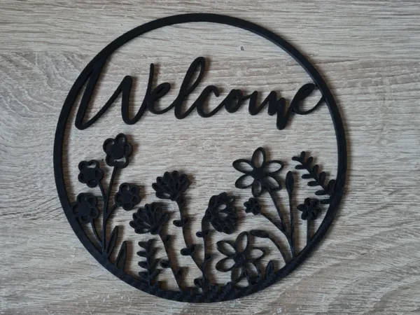 Panneau de bienvenue