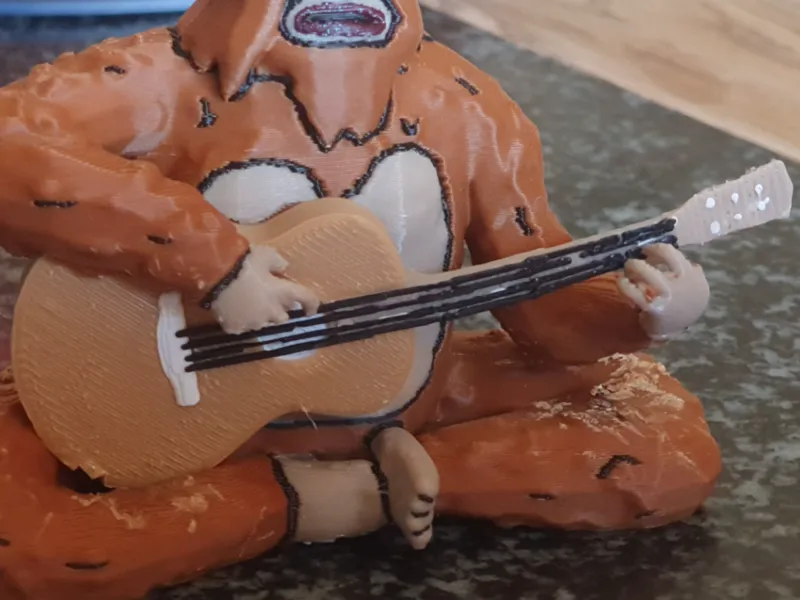 Guitar for Sassy the Sasquatch The Big Lez Show