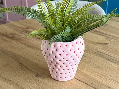 Strawberry vase