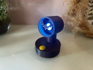 Bat signal, apartir d'une pile, decoratif