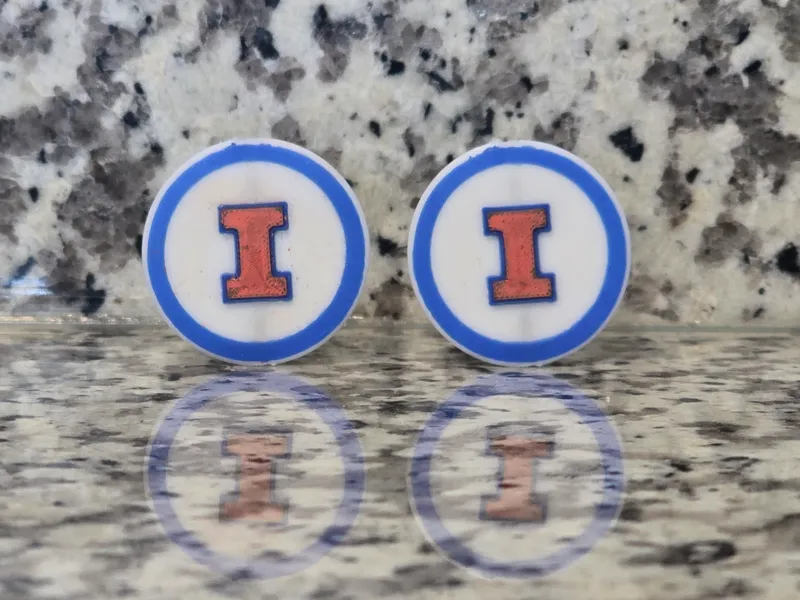 University Of Illinois Hoodie Drawstring Bead