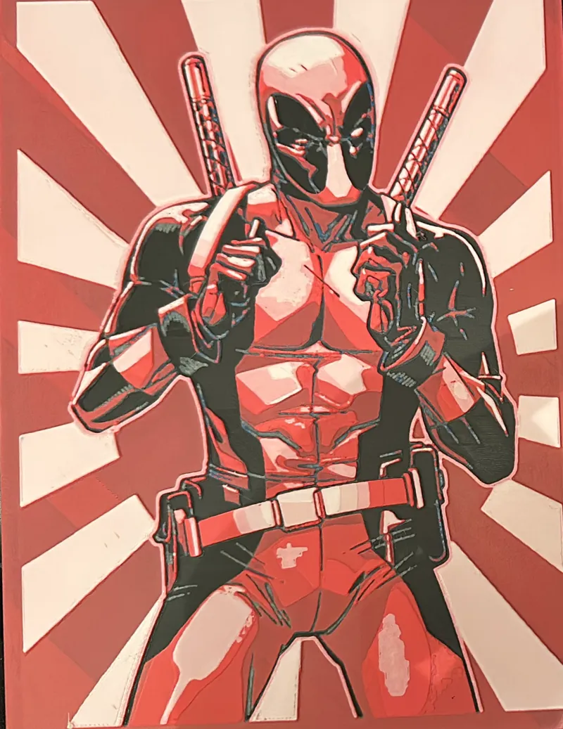 Deadpool Hueforge Print