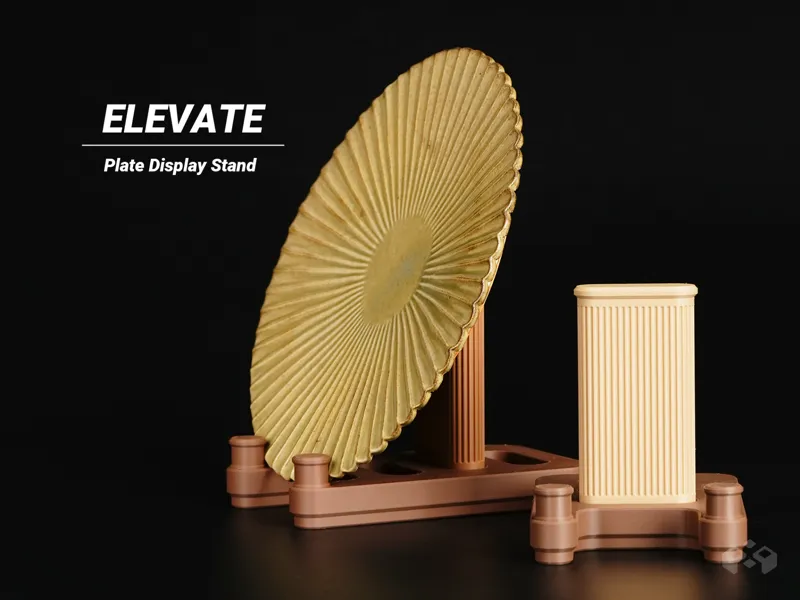 Modular Plate Display Stand