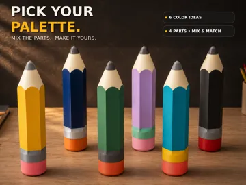 Caja o estuche: The Pencil That Holds Pencils – Giant Pencil Case — vista de referencia 4