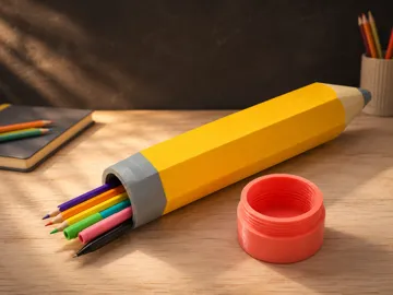 Caja o estuche: The Pencil That Holds Pencils – Giant Pencil Case — vista de referencia 5