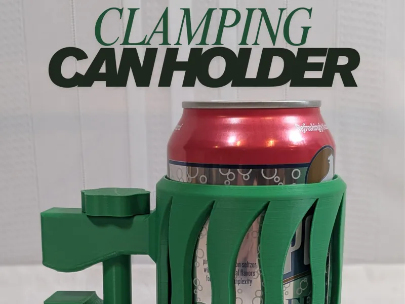 Clamping Can Holder with Slim Can Insert