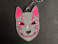 Keychain fox maske 