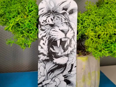 Tiger Bookmark