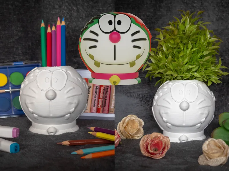 Doraemon Halloween Zombie Pencil Holder & Planter
