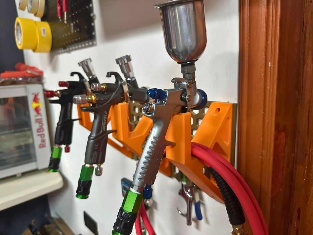 Modular Wall Mounted Spray Gun Dock System