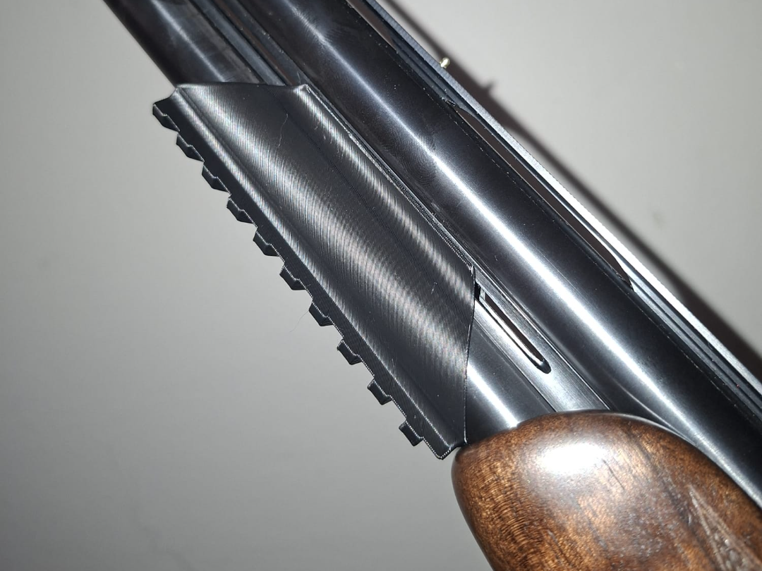 BETA: 12 Gauge Shotgun Barrel Picatinny adapter.