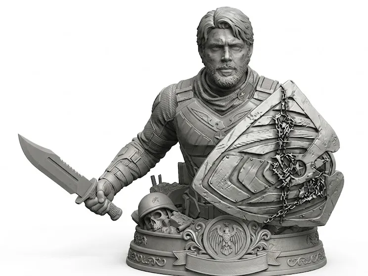 Soldier Boy / The Boys - 3D Print Bust
