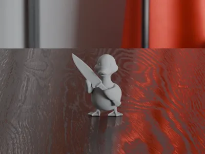 Knife Duck Cute Table Accessory