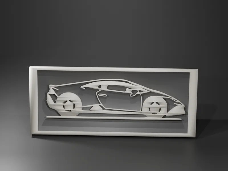 multicolor Lamborghini 