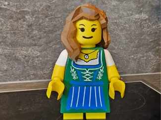 Brick Man/Women Dirndl 20cm