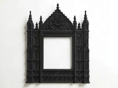 Gothic Cathedral Photo Frame Gothic Home Decor 