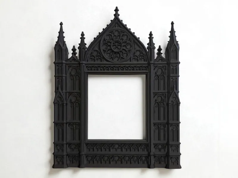 Gothic Cathedral Photo Frame Gothic Home Decor 
