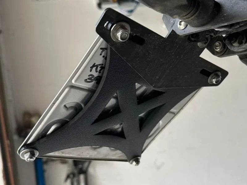 License plate holder for tail tidy 158x158