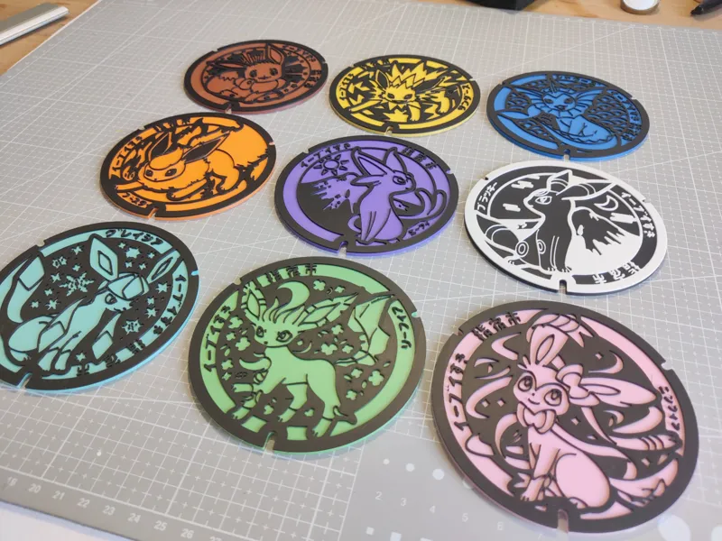 Eevee Coasters